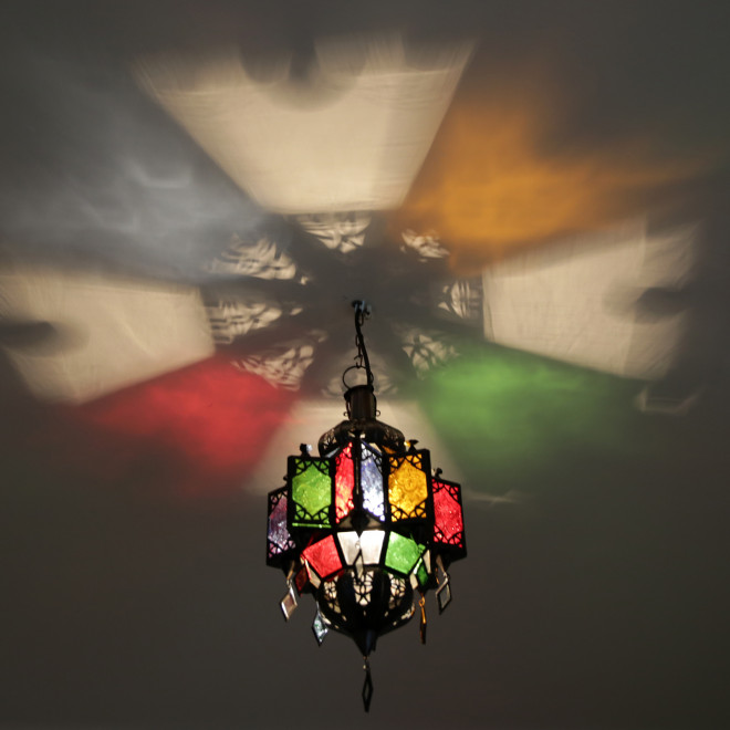 Orientalische Hängeleuchte OMNIA-V Multi