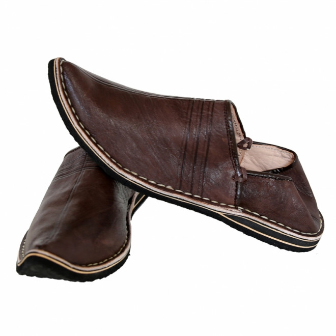 Orientalische Lederschuhe Braun BABOUSCHE
