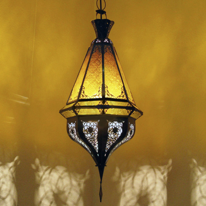 Orientalische Lampe SAMAKA Amber