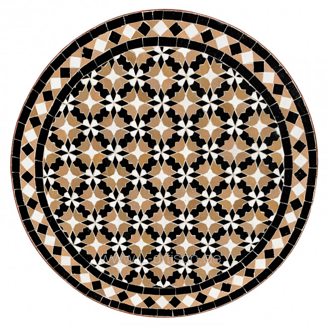 Marokkanischer Mosaiktisch Senegal-1 D60cm