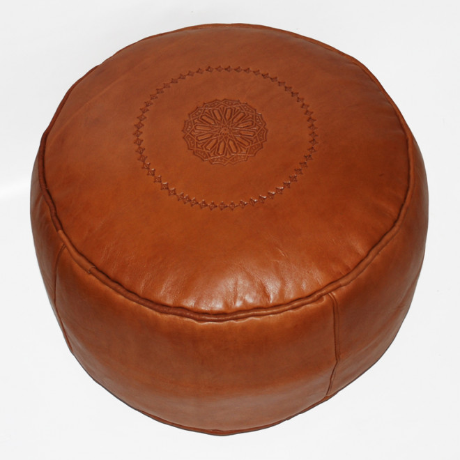 Marokkanisches Sitzkissen SALE cognac inkl.Füllung