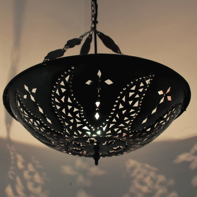 Marokko Deckenlampe TASSA-SONNE D 37cm