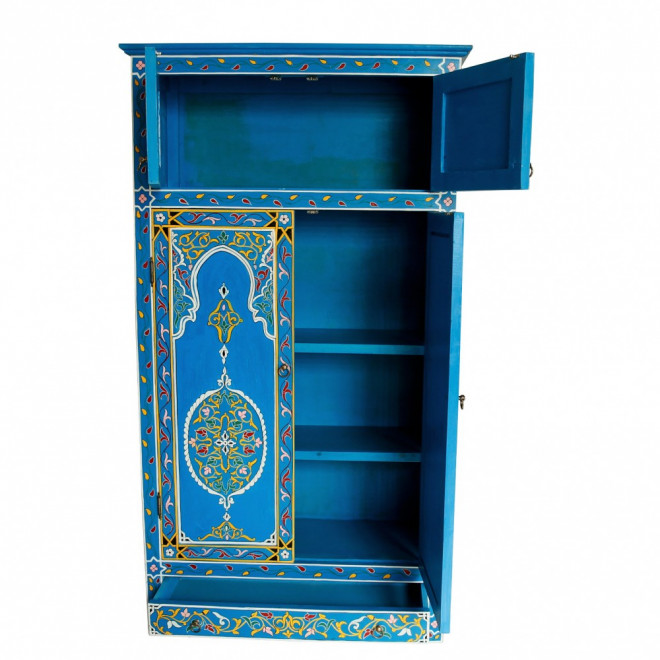 Marokkanischer Kleiderschrank Handbemalt TUAREK