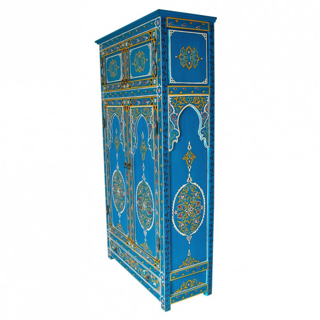 Marokkanischer Kleiderschrank Handbemalt TUAREK