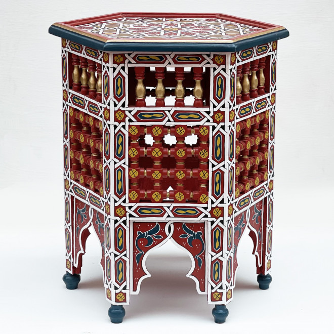 Orientalischer handbemalter Teetisch ROYA