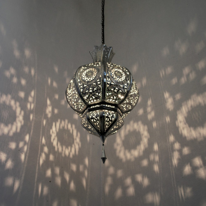 Orientalische Lampen YAMINA Silber