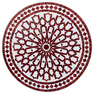 Gartentisch aus echten Mosaiksteine NEJMA D70cm