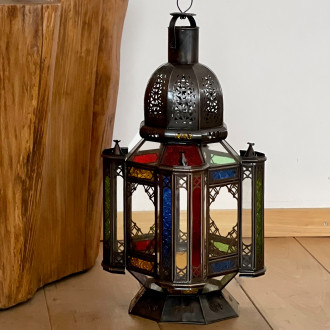 Marokkanische bunte Laterne LUMINA H57CM
