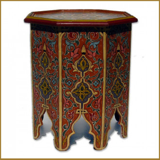 Orientalischer handbemalter Teetisch LAHMAR