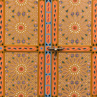 Handbemalter Schrank aus Marokko ARABIA