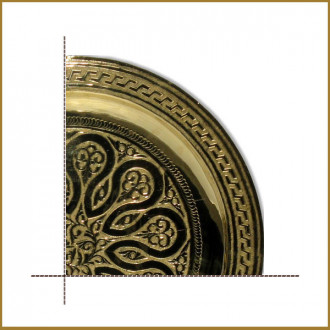 Orient Teetablett Messing D40cm