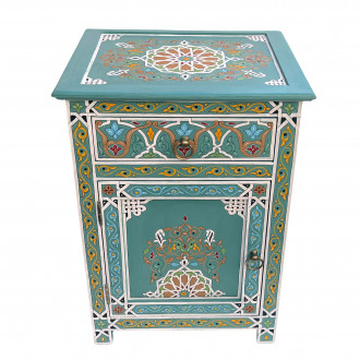 Handbemalte kleine marokkanische kommode LAINA