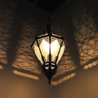 Orientalische Lampe "Balota" Weiss