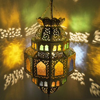 Orientalische Hängeleuchte "Nhas_1 aus Messing