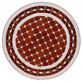 Mosaik Bistrotisch D60cm Anba-Bordeaux