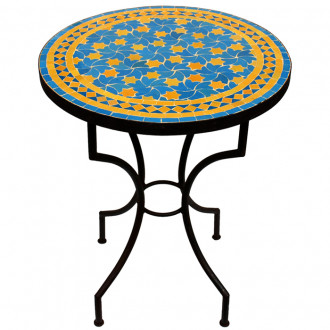 Marokkanischer Mosaiktisch RAFRAF-1 D60cm