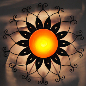 Kunstschmied-Deckenlampe "Zahra-85"