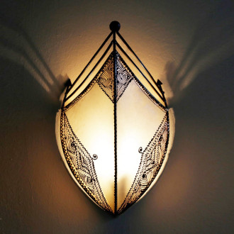 Marokkanischer Lampenschirm AFRAH Natur