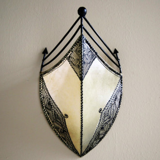 Marokkanischer Lampenschirm AFRAH Natur