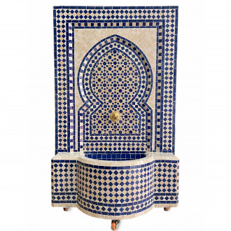 Mosaik Brunnen aus Marokko BRAYA 130x70 cm