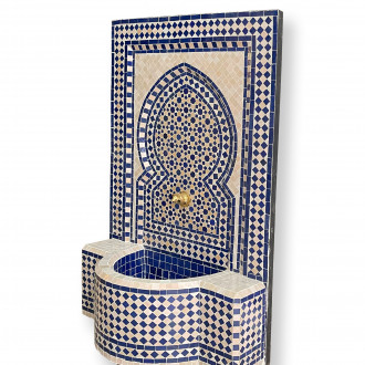 Mosaik Brunnen aus Marokko BRAYA 130x70 cm
