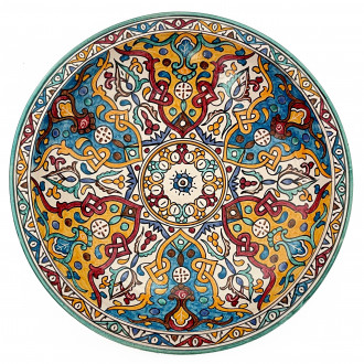 Orientalisches handbemaltes Waschbecken MULTI-4