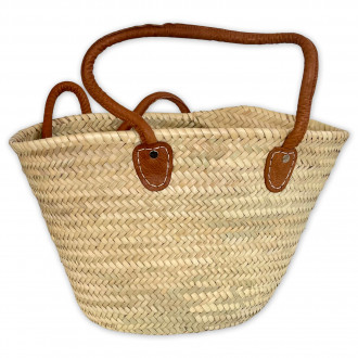 Palmtasche mit langen Ledergriffen BASIC-2
