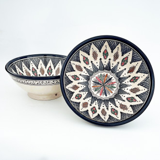 Marokkanische Keramikschale SAFI-5 Ø20 cm – handbemalt