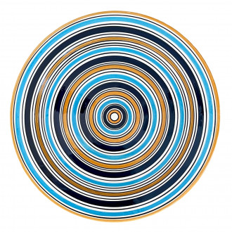 Handbemalte bunte Keramikschale TISIA Ø40 cm