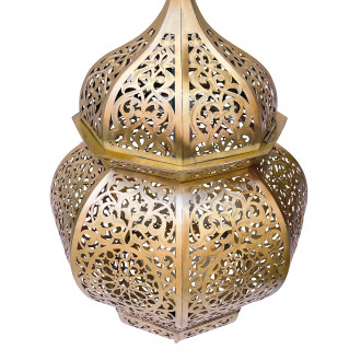 Marokkanische Hängelampe aus Messing EMIRA