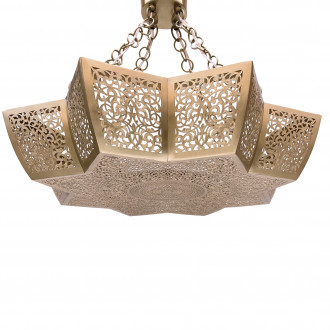 Orientalische Hängeleuchte NEJMA Messing