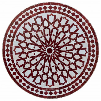 Gartentisch aus echten Mosaiksteine NEJMA D70cm
