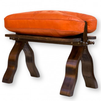 Sitzhocker aus Marokko RABATI Orange