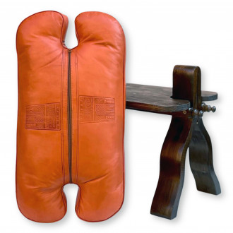 Sitzhocker aus Marokko RABATI Orange