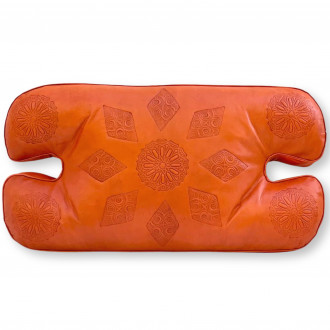 Sitzhocker aus Marokko RABATI Orange