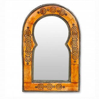 Marokkanischer Spiegel Kamelornamente Henna H30cm