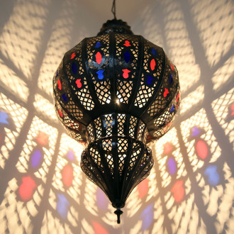 Orientalische Deckenlampe JALILA H80cm
