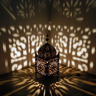 Orientalische Laterne aus Metall JAMA50