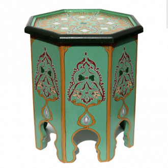 Orientalischer Teetisch handbemalt aus Holz KHADIRA