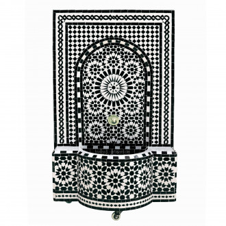 Marokkanischer Brunnen aus Mosaik LANOIRE 130X70cm
