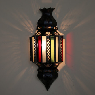 Orientalische Wandlampe aus Glas NIHAL