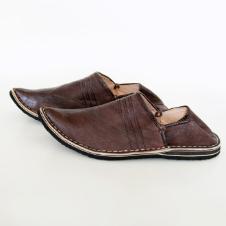 Orientalische Lederschuhe Braun BABOUSCHE
