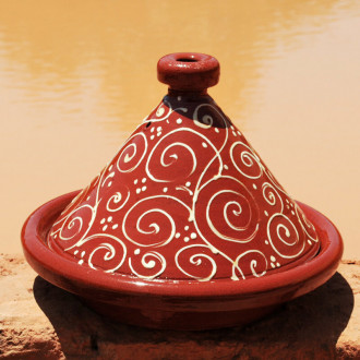 Marokkanischer Tontopf HENNA Ø32cm