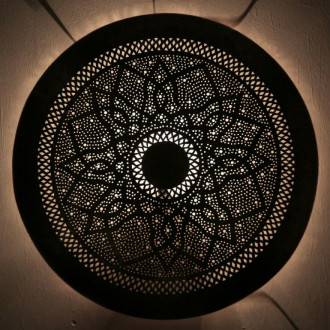 Marokkanische Wandlampe aus Messing DORA ZWAK XL D80cm