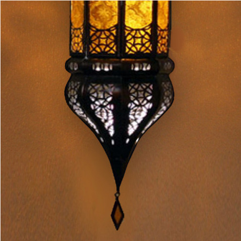 Arabische Lampe SULTAN Amber
