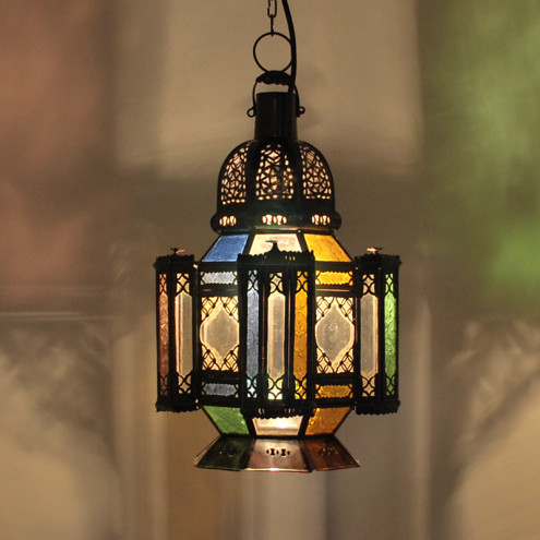 Marokkanische bunte Laterne LUMINA H57CM