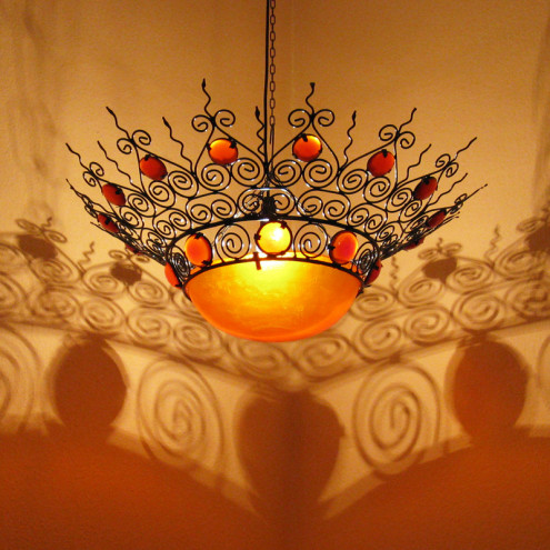 Marokkanische Sonnenlampe SALIMA D75cm