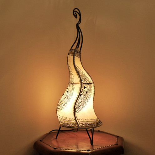 Henna - Stehleuchte CHEVAL H60cm natur