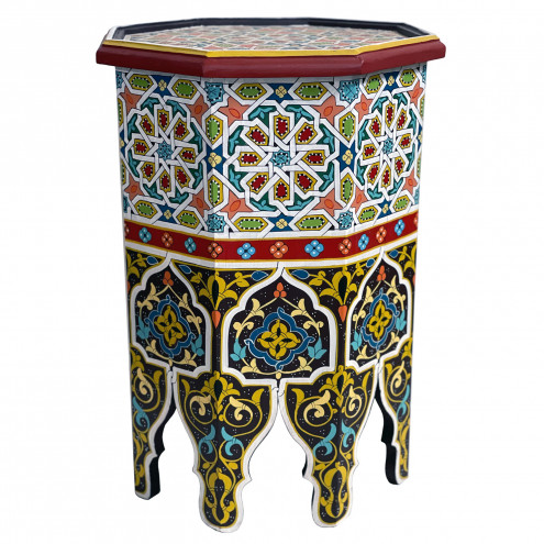 Handbemalter Holztisch Le Beau H60cm