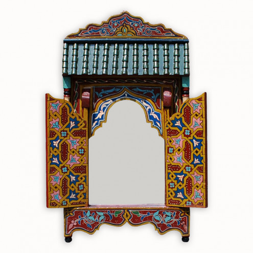 Bunter arabischer Spiegel BAB handbemalt